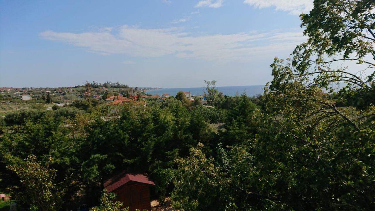 Stone House With Seaview Daire Nea Poteidaia Dış mekan fotoğraf